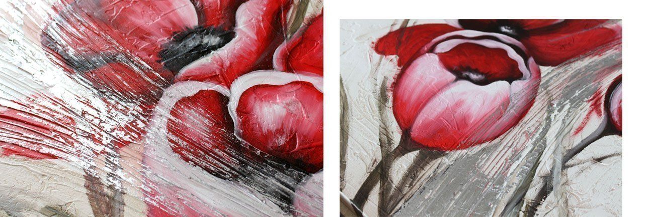 Runa Art Quadri Moderni Fiori Tulipani Tela Non Tessuta Soggiorno Corridoio Prato Fiorito Erbe Colorato 201912a