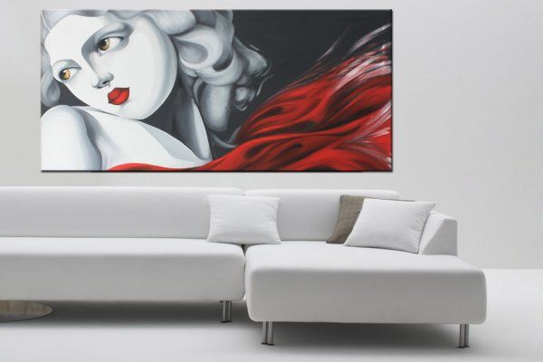 Quadri moderni figure donna