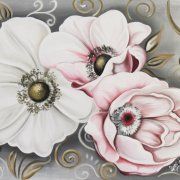 quadri fiori, quadri dipinti, dipinti contemporanei fiori